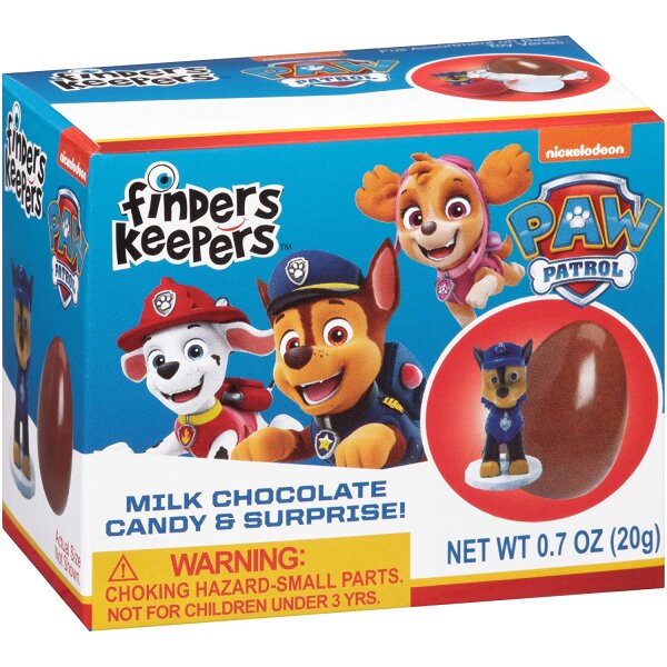 Finders Keepers Paw Patrol Milk Chocolate Candy & Surprise 20g