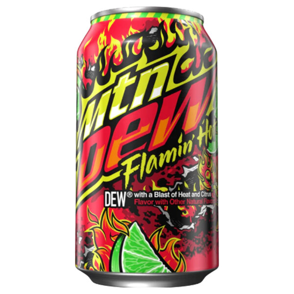 Mountain Dew Flamin’ Hot Soda 355ml
