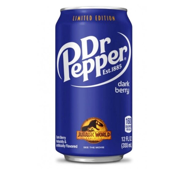 Dr. Pepper Dark Berry Jurassic World Edition 355ml