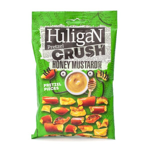 HuligaN Crush Pretzelz Pieces Honey Mustard 65g