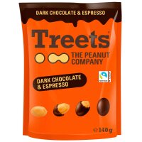 Treets Peanuts Dark Chocolate & Espresso 140g