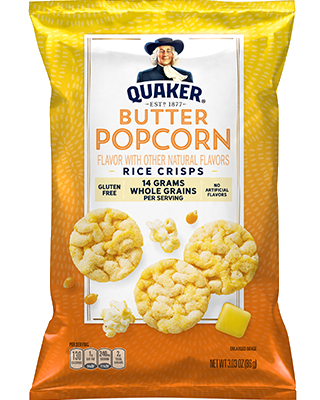 Quaker Rice Crisps Butter Popcorn 86g