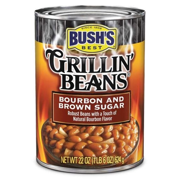 Bushs Best Grillin Beans Bourbon and Brown Sugar 624g