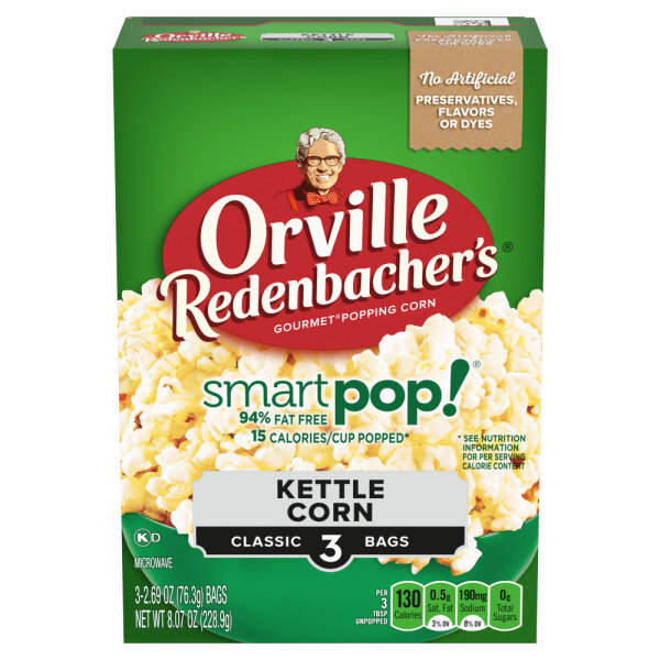 Orville Redenbachers SmartPop! Kettle Corn Popcorn 228,9g (MHD 23.09.2022)
