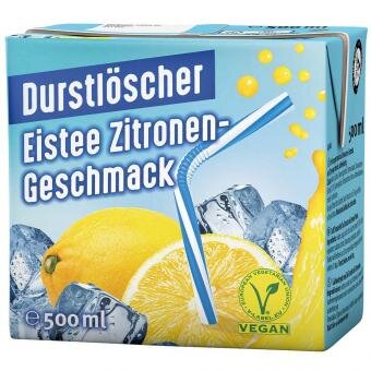 Durstlöscher Eistee Zitrone Geschmack 500ml