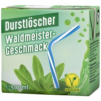 Durstlöscher Waldmeister Geschmack 500ml