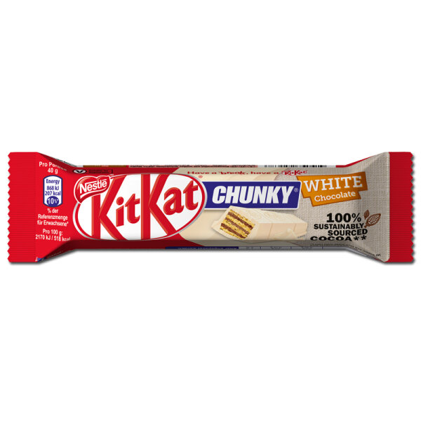 Nestle KitKat CHUNKY White Choccolate 42g