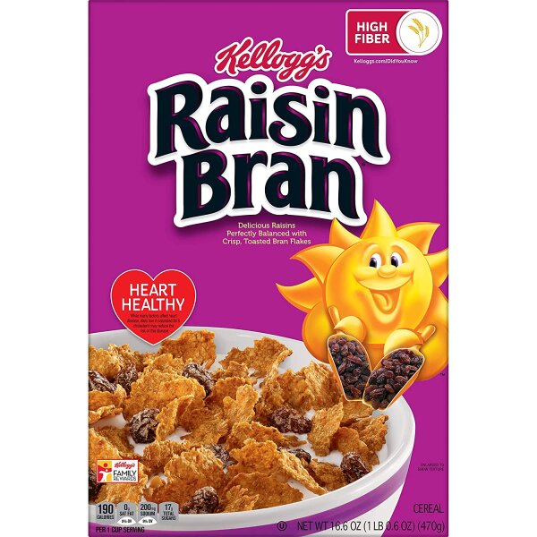 Kelloggs Raisin Bran Cereal 470g