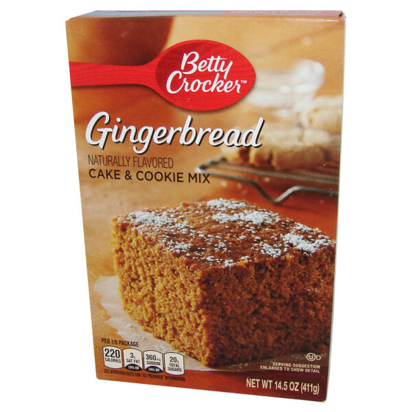 Betty Crocker Gingerbread Cake & Cookie Mix 411g (MHD18.01.2023)