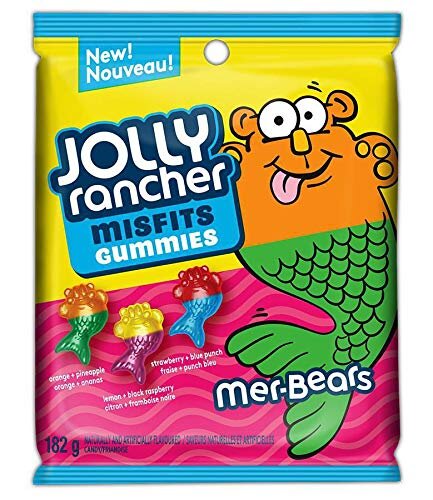 Jolly Rancher Misfits Gummies Mer-Bears 182g