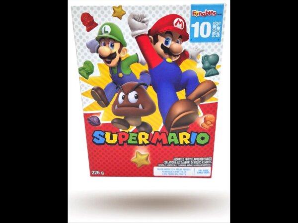 Super Mario Funables Fruit Snacks 226g