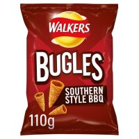Walkers Bugles Southern Style BBQ Snacks 110g