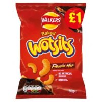 Walkers Wotsits Flamin Hot Snacks 60g