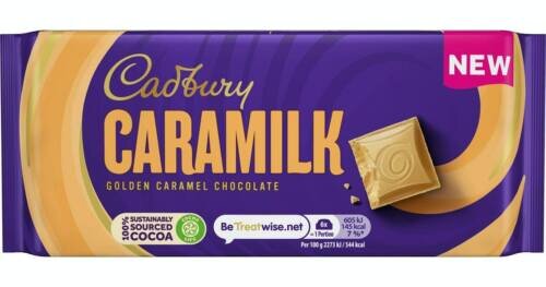 Cadbury Caramilk Caramel Chocolate 90g