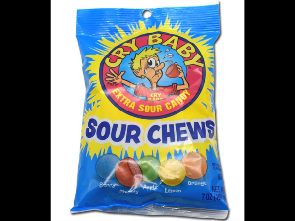 Cry Baby Tears Extra Sour Chews 198g