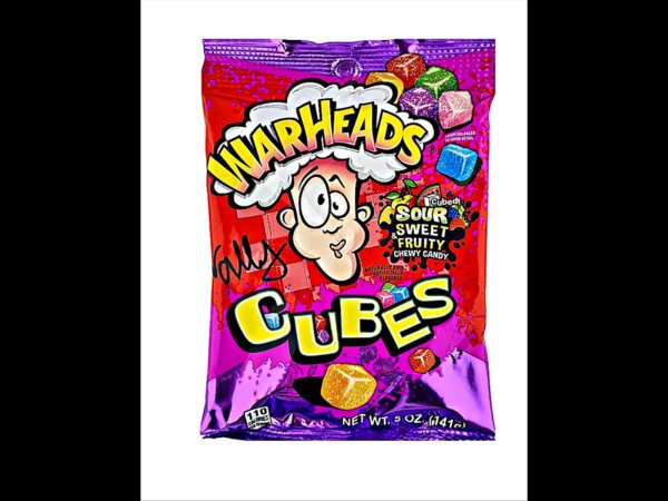 Warheads Sour Sweet & Fruity Cubes 141g