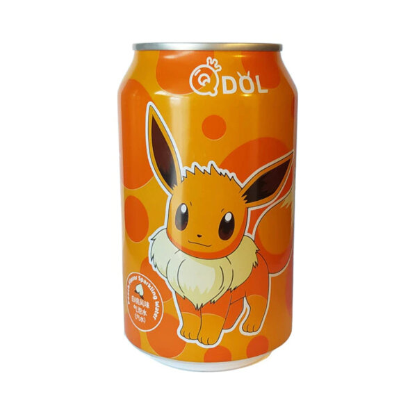 Qdol - Pokemon Sparkling Water Evoli - White Peach 330ml