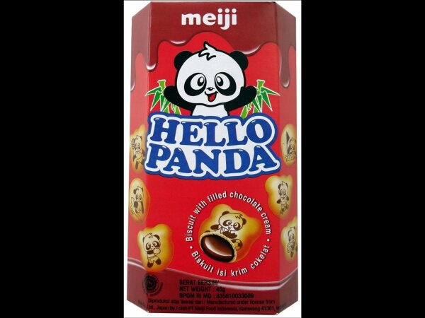 Hello Panda Chocolate Cream Flavoured Filled Biscuits 45g