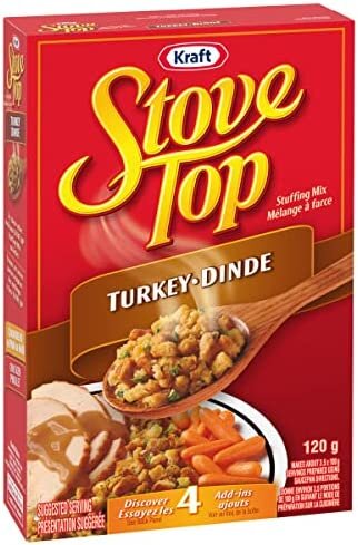 Kraft Stove Top Stuffing Mix Turkey Dinde 120g