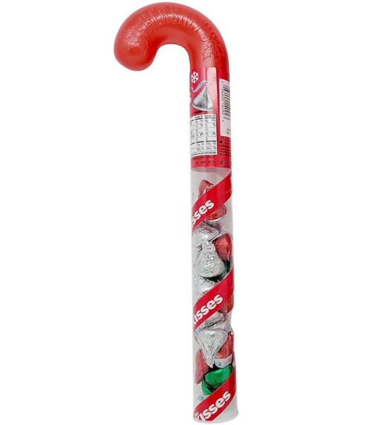 Hersheys Kisses Milk Chocolate Christmas Cane 64g