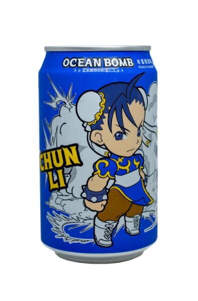 Ocean Bomb Street Fighter - Chun-Li (Peach Tea) 330ml
