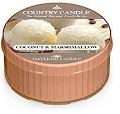 Country Candle The Original Kittredge Recipe Dayligth Candle COCONUT & MARSHMALLOW 42g
