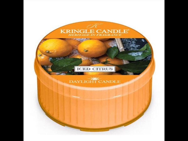 Kringle Candle Heritage in Fragrance Daylight Candle ICED CITRUS 42g