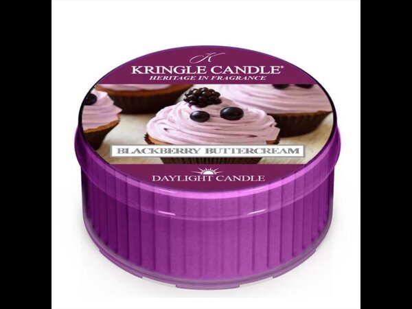 Kringle Candle Heritage in Fragrance Daylight Candle BLACKBERRY BUTTERCREAM 42g