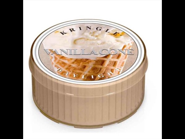 Kringle Candle Heritage in Fragrance Daylight Candle VANILLA CONE 42g