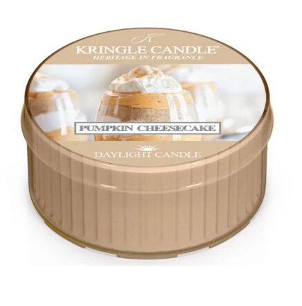 Kringle Candle Heritage in Fragrance Daylight Candle PUMPKIN CHEESECAKE 42g