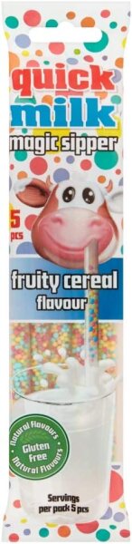 Quick Milk Trinkhalme Magic Sipper Fruit Cereal Flavour 30g