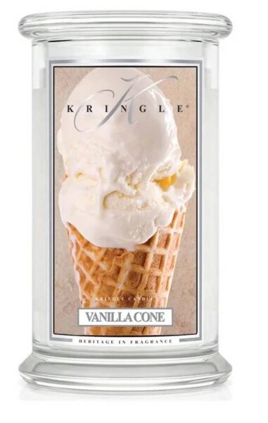 Kringle Candle Heritage in Fragrance Daylight Candle VANILLA CONE 624g