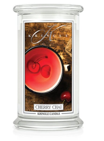 Kringle Candle Heritage in Fragrance Daylight Candle CHERRY CHAI 624g
