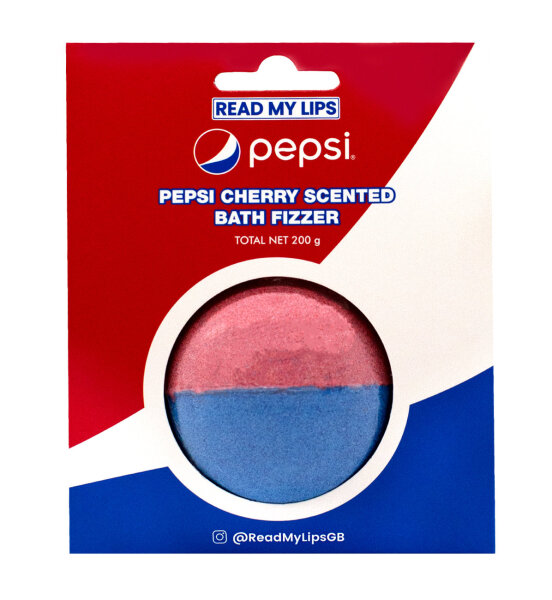 Read My Lips Pepsi Cherry Scented Bath Fizzer 200g