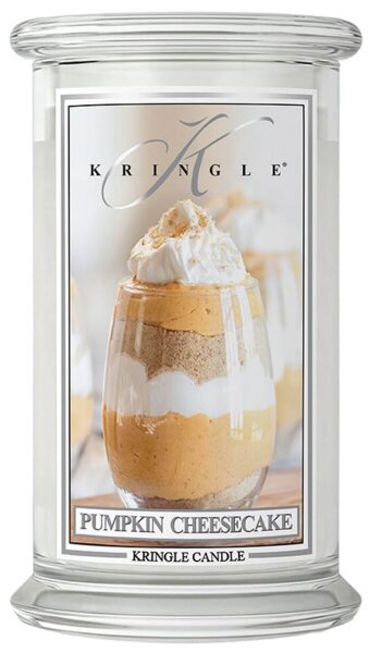 Kringle Candle Heritage in Fragrance Daylight Candle PUMPKIN CHEESECAKE 624g