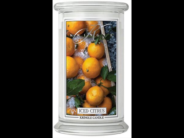 Kringle Candle Heritage in Fragrance Daylight Candle ICED CITRUS 624g