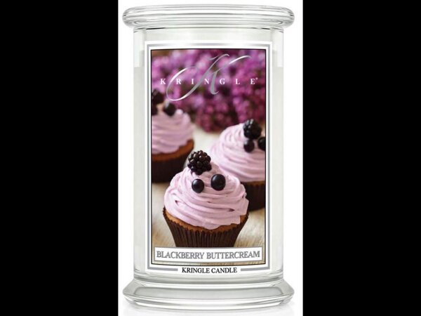 Kringle Candle Heritage in Fragrance Daylight Candle BLACKBERRY BUTTERCREAM 624g