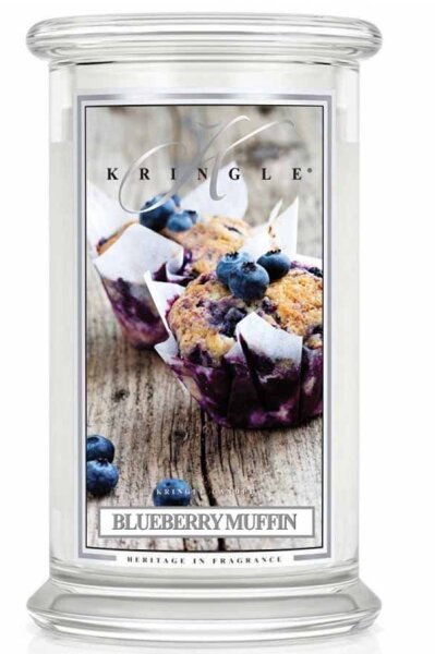 Kringle Candle Heritage in Fragrance Daylight Candle BLUEBERRY MUFFIN 624g