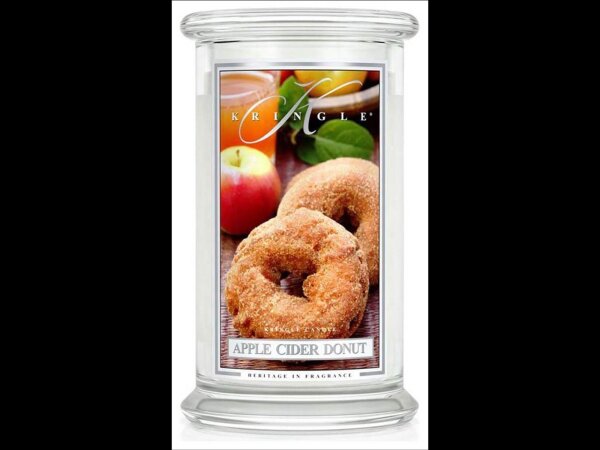 Kringle Candle Heritage in Fragrance Daylight Candle APPLE CIDER DONUT 624g