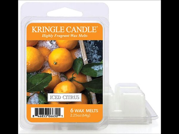 Kringle Candle Heritage in Fragrance Daylight Candle ICED CITRUS 64g