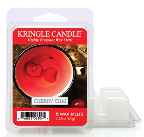 Kringle Candle Heritage in Fragrance Daylight Candle CHERRY CHAI 64g