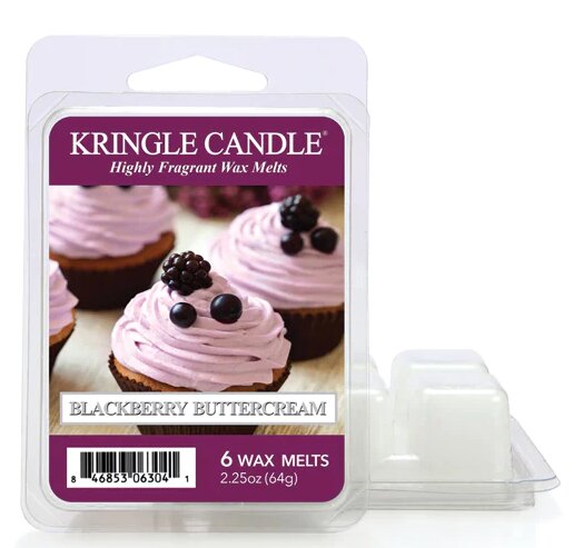 Kringle Candle Heritage in Fragrance Daylight Candle BLACKBERRY BUTTERCREAM 64g