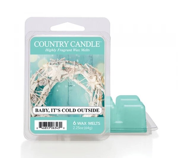 Country Candle The Original Kittredge Recipe Dayligth Candle BABY,ITÂ´S COLD OUTSIDE 64g