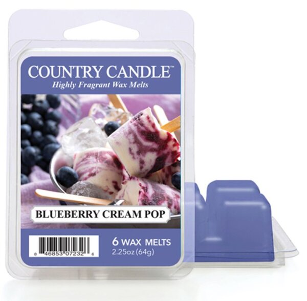 Country Candle The Original Kittredge Recipe Dayligth Candle BLUEBERRY CREAM POP 64g