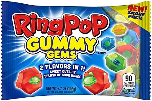 Ring Pop Gummy Gems 105g