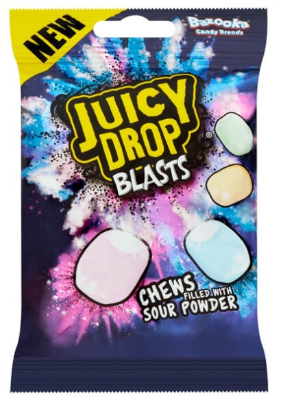 Juicy Drop Blasts Chews Filled With Sour Powder 120g