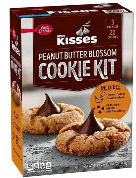Betty Crocker Hershey´s Kisses Peanut Butter Blossom Cookie Kit 1,83Kg