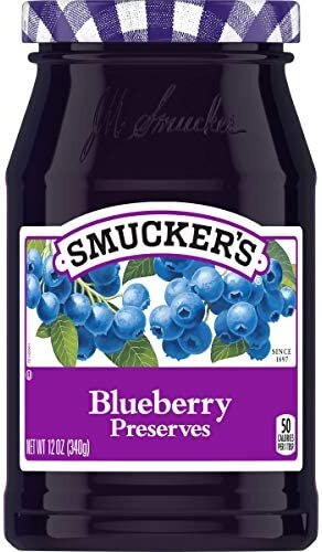 Smucker´s Bluberry Preserves Jam 340g