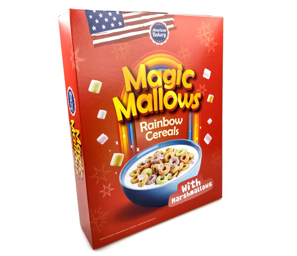 American Bakery - Magic Mallows Rainbow Cereals With Marshmallows 200g