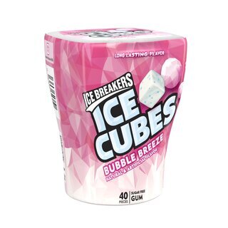 Ice Breakers - Ice Cubes Bubble Breeze Kaugummi - Sugar Free - 40 Stück 92g